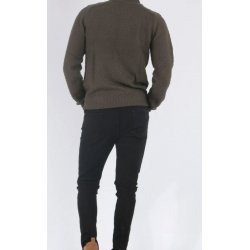 Pull kaki col camionneur Hope N Life homme