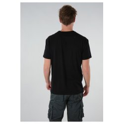 T-shirt noir Motorcycle Deeluxe homme