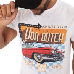 T-shirt Von Dutch Dinner homme