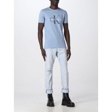 T-shirt monogramme Calvin Klein homme