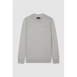 Pull col rond gris chiné Teddy Smith homme