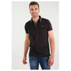 Polo noir Deeluxe homme