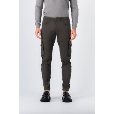 Pantalon cargo kaki Teddy Smith homme