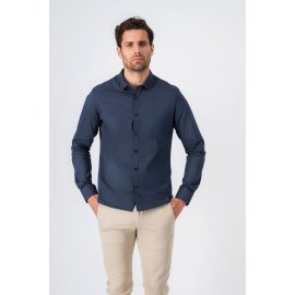Chemise bleue manches longues Teddy Smith