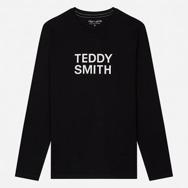 T-shirt noir manches longues Teddy Smith homme