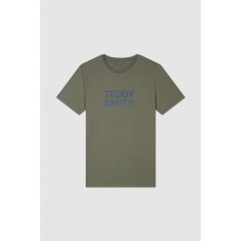 T-shirt Teddy Smith kaki homme