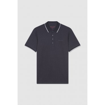 Polo Teddy Smith bleu foncé homme