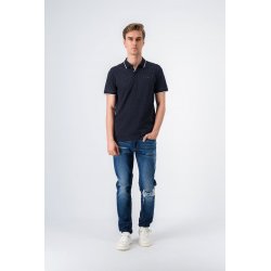 Polo Teddy Smith bleu foncé homme