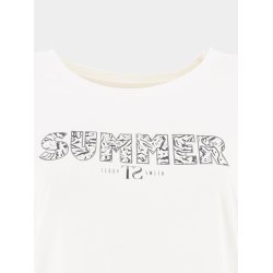 T-shirt blanc Teddy Smith femme