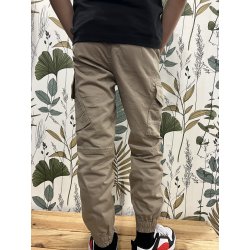 Pantalon cargo beige Teddy Smith garçon