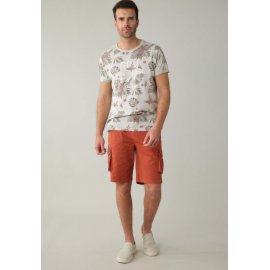 Short cargo indigo Deeluxe homme