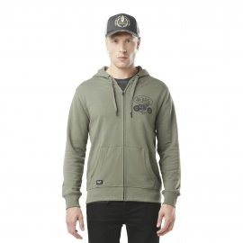 Sweat capuche vert kaki Von Dutch homme