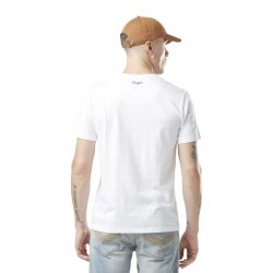 T-shirt blanc flammé Rider Von Dutch homme