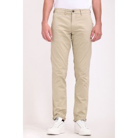 Pantalon beige coupe chino Teddy Smith