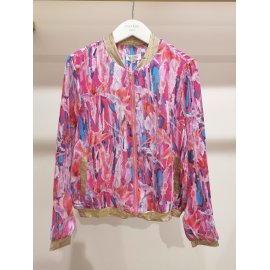 Bombers imprimé rose fuchsia Emma Ella N5275-283