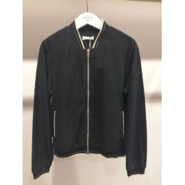 Bombers noir en dentelle Emma Ella N5288-2