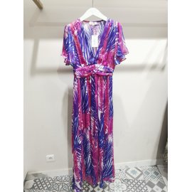 Robe longue imprimée Emma Ella N6141-10 