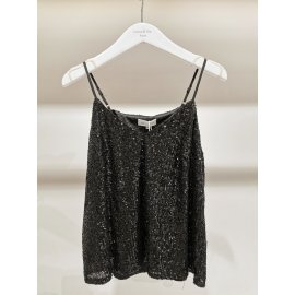 Débardeur noir en sequin Emma Ella N5586