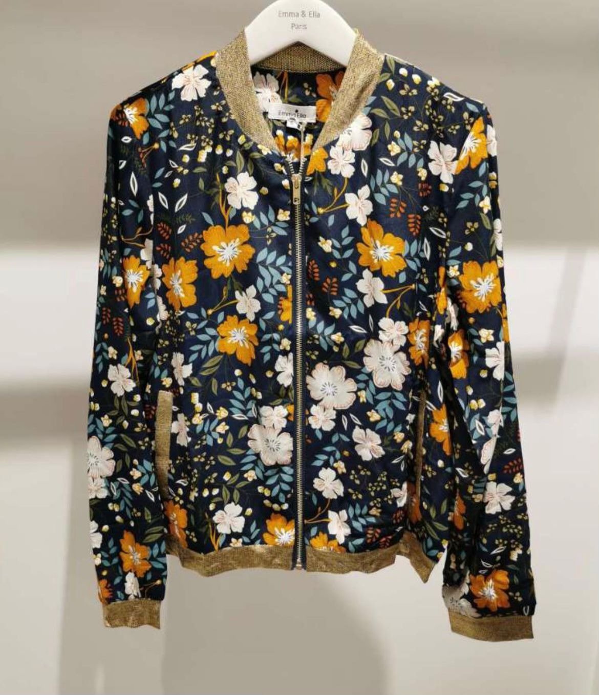 Bombers femme fleuri zara best sale