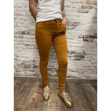 Pantalon coupe slim Molly moutarde