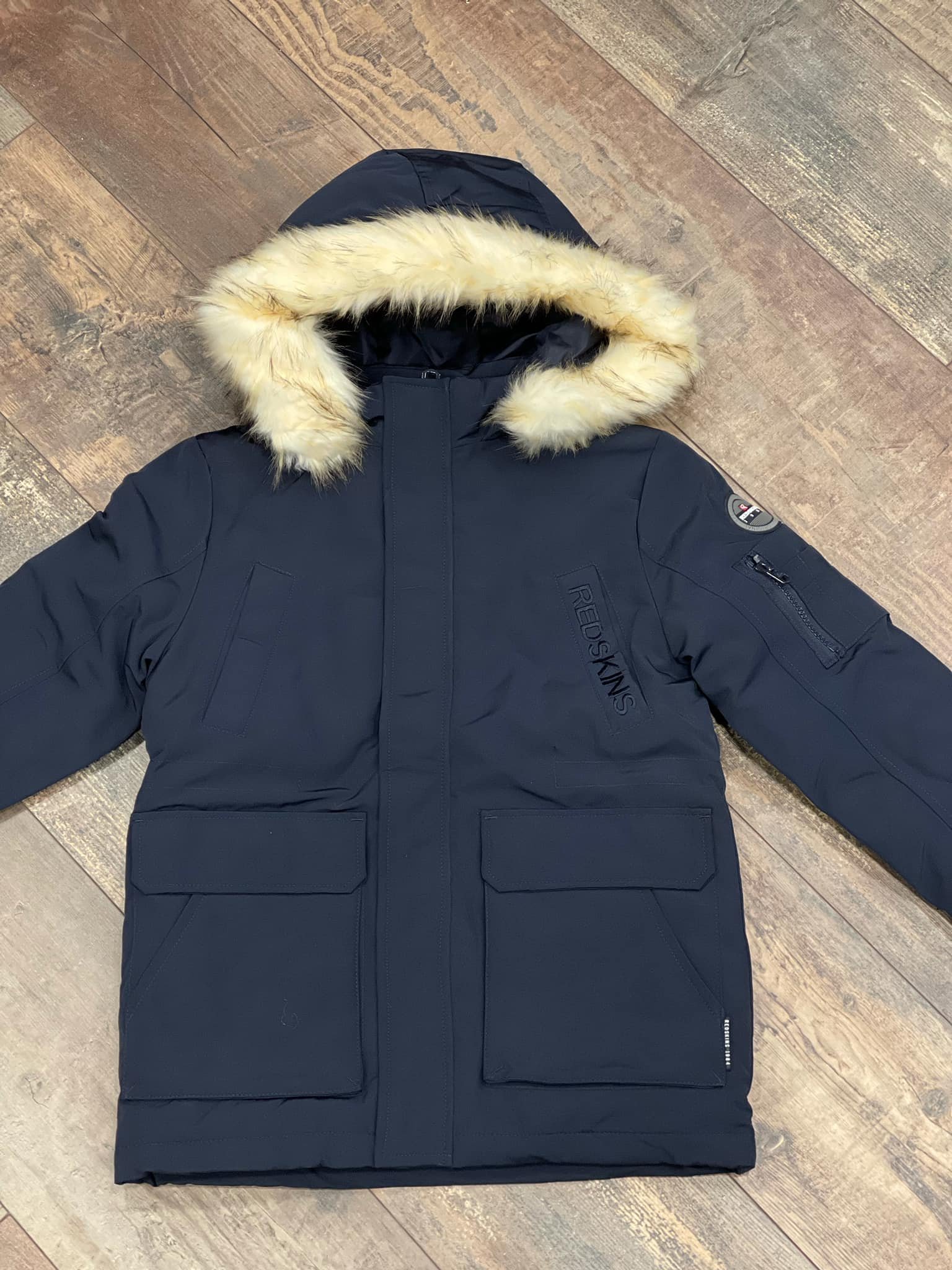 parka garcon bleu