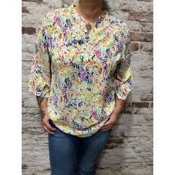 Blouse imprimé aquarelle femme grande taille