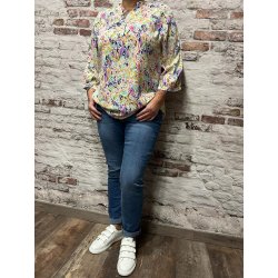 Blouse imprimé aquarelle femme grande taille