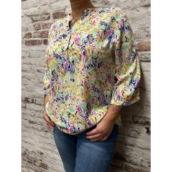 Blouse imprimé aquarelle femme grande taille