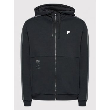 Veste noire capuche zippé Fila Rosenheim homme