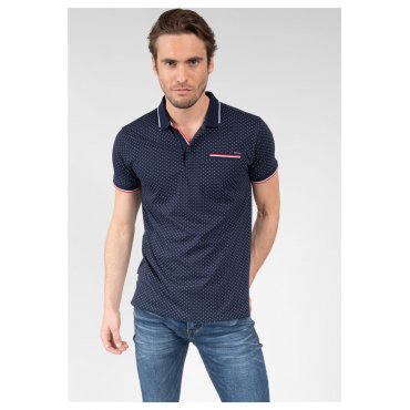 Polo Slice Deeluxe bleu homme