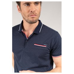 Polo Slice Deeluxe bleu homme