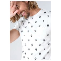 T-shirt blanc Deeluxe Cariba