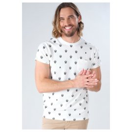 T-shirt blanc Deeluxe Cariba