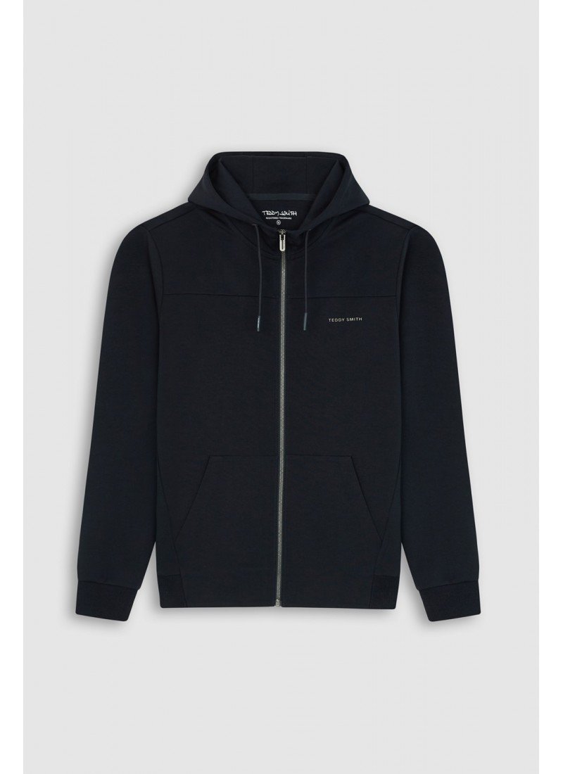 Sweat zipp bleu marine Teddy Smith homme