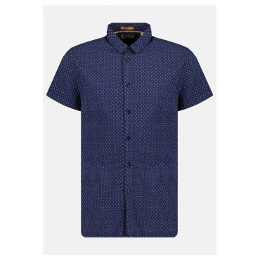 Chemise imprimés palmiers Deeluxe bleu