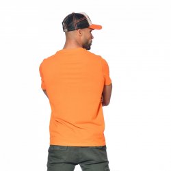 T-shirt orange Von Dutch homme