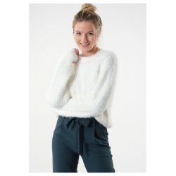 Pull blanc Deeluxe femme