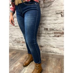 Jean skinny bleu femme